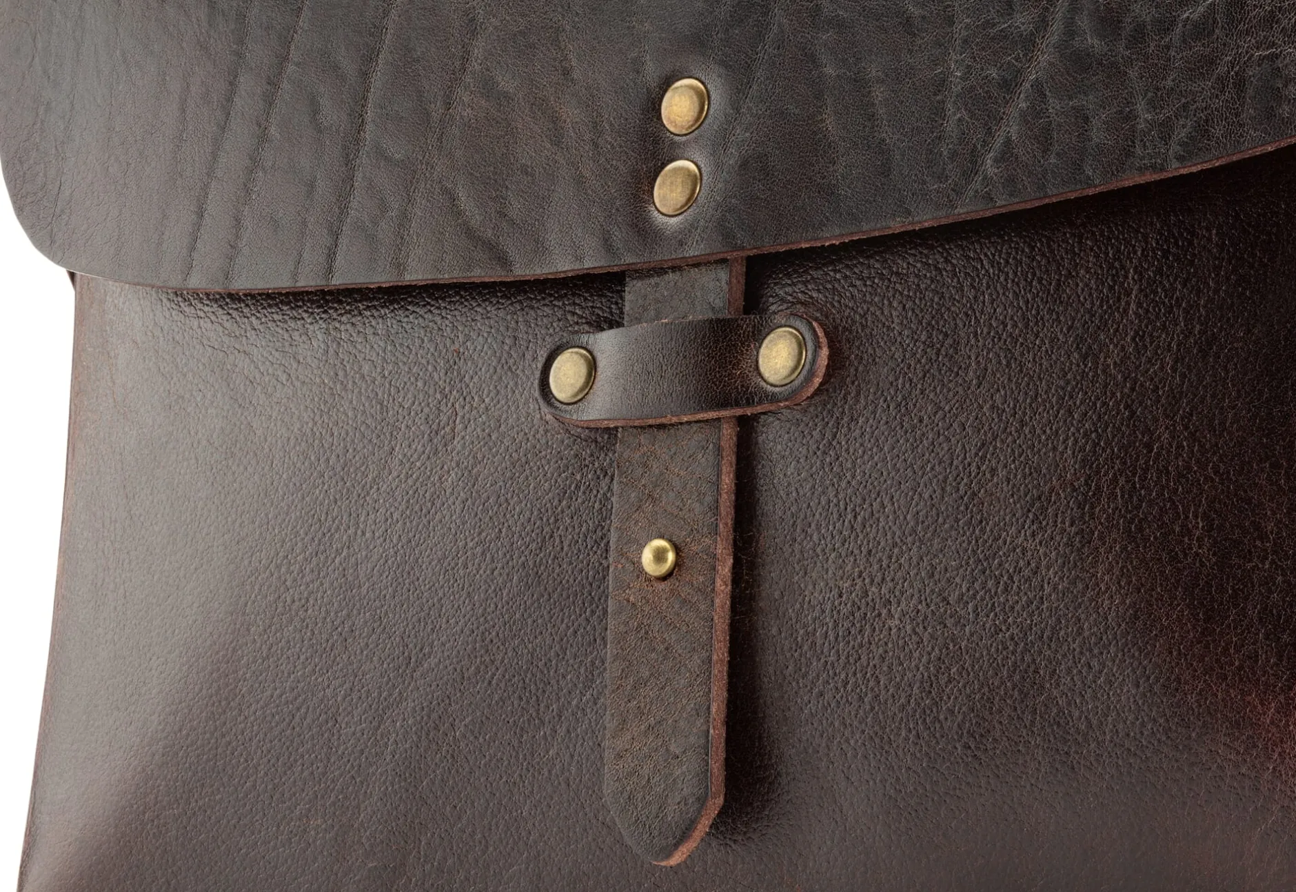 Greenbelts® Umhängetasche Rindleder, braun