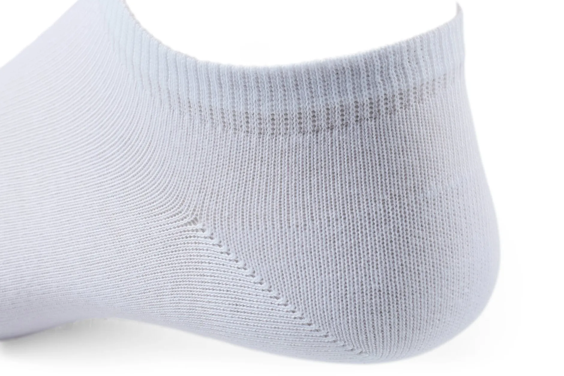 Hirsch Natur Unisex Sneaker-Socke Weiß