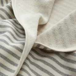 Manufactum Unisex-Bademantel fein gestreift