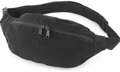 Melawear Unisex-Hüfttasche Baumwolle Schwarz Hot