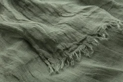 Hohenberger & Dietel Unisex-Leinenschal Oliv