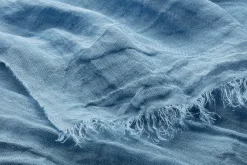 Hohenberger & Dietel Unisex-Leinenschal Blau Clearance