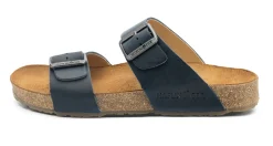 Haflinger Unisex-Pantolette mit Fußbett Blau Sale