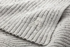 Armedangels Unisex-Rippenschal meliert, Hellgrau Best