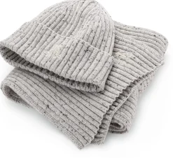 Armedangels Unisex-Rippenschal meliert, Hellgrau Best