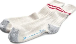 Merz b. Schwanen Unisex-Socke mit Ringeln Hot