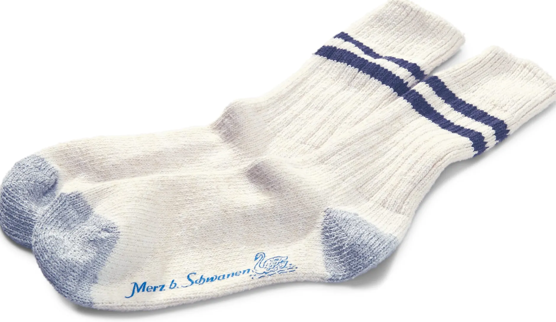 Merz b. Schwanen Unisex-Socke mit Ringeln Sale