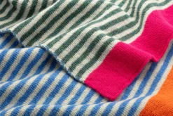 McKernan Woollen Mills Unisex-Strickschal gestreift, Multicolor Online