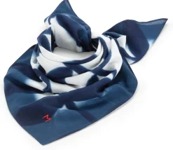 Moismont Unisextuch N° 766 Batik, Navy-Weiß Discount