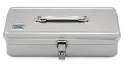 Toyo Steel Universalkiste Toyo, Flachdeckel Silberfarben Hot