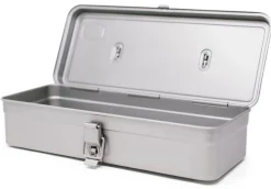 Toyo Steel Universalkiste Toyo, Flachdeckel Silberfarben Hot