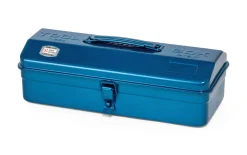 Toyo Steel Universalkiste Toyo, Runddeckel Blau Clearance