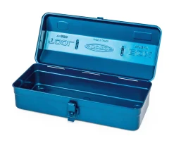 Toyo Steel Universalkiste Toyo, Runddeckel Blau Clearance