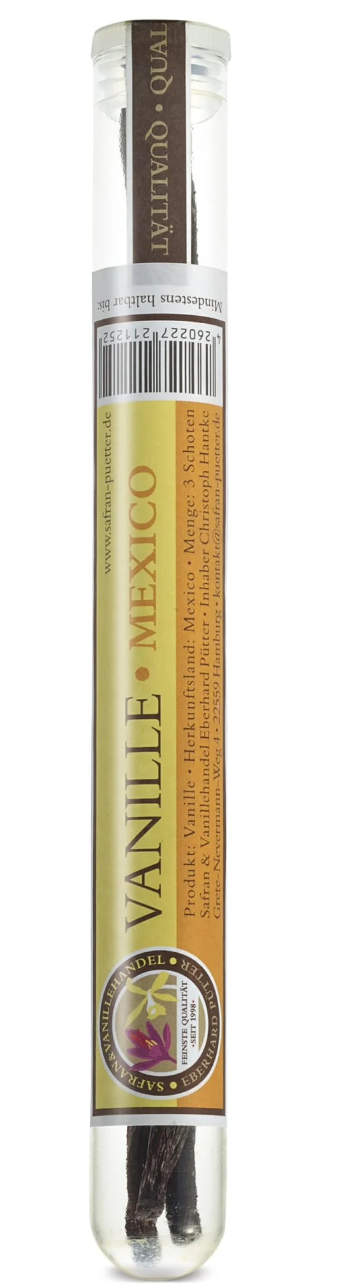 Safran & Vanille Handel Eberhard Pütter Vanille aus Mexiko Sale