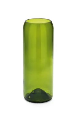 Q de bouteille Vase Weinflasche Smaragdgrün Online