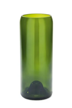 Q de bouteille Vase Weinflasche Smaragdgrün Clearance