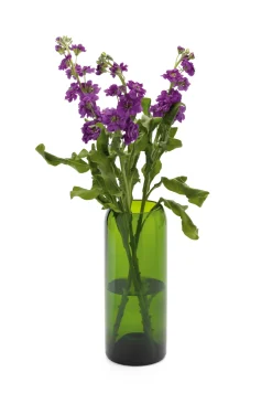 Q de bouteille Vase Weinflasche Smaragdgrün Clearance