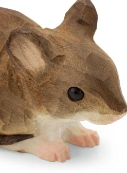 Wildlife Garden Waldmaus Lindenholz handgeschnitzt Sale