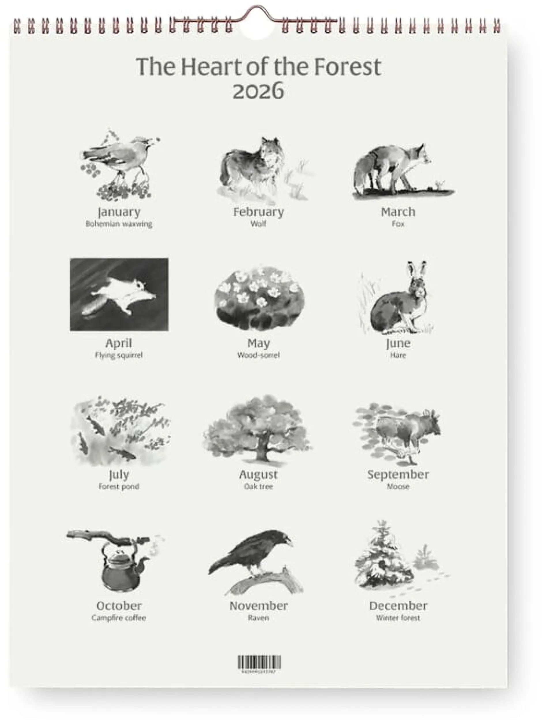 Teemu Järvi Illustrations Wandkalender Teemu Järvi Discount