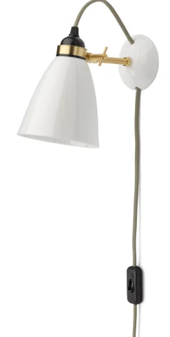 Original BTC Wandleuchte Bone China Messing Sale