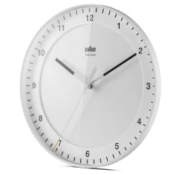 Braun Wanduhr Weiß Clearance