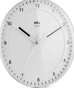 Braun Wanduhr Weiß Clearance