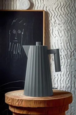 Alessi Wasserkocher Plissé Grau Outlet