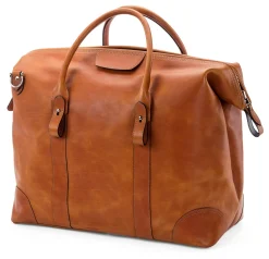 F. Hammann Weekender Stierleder Cognac New