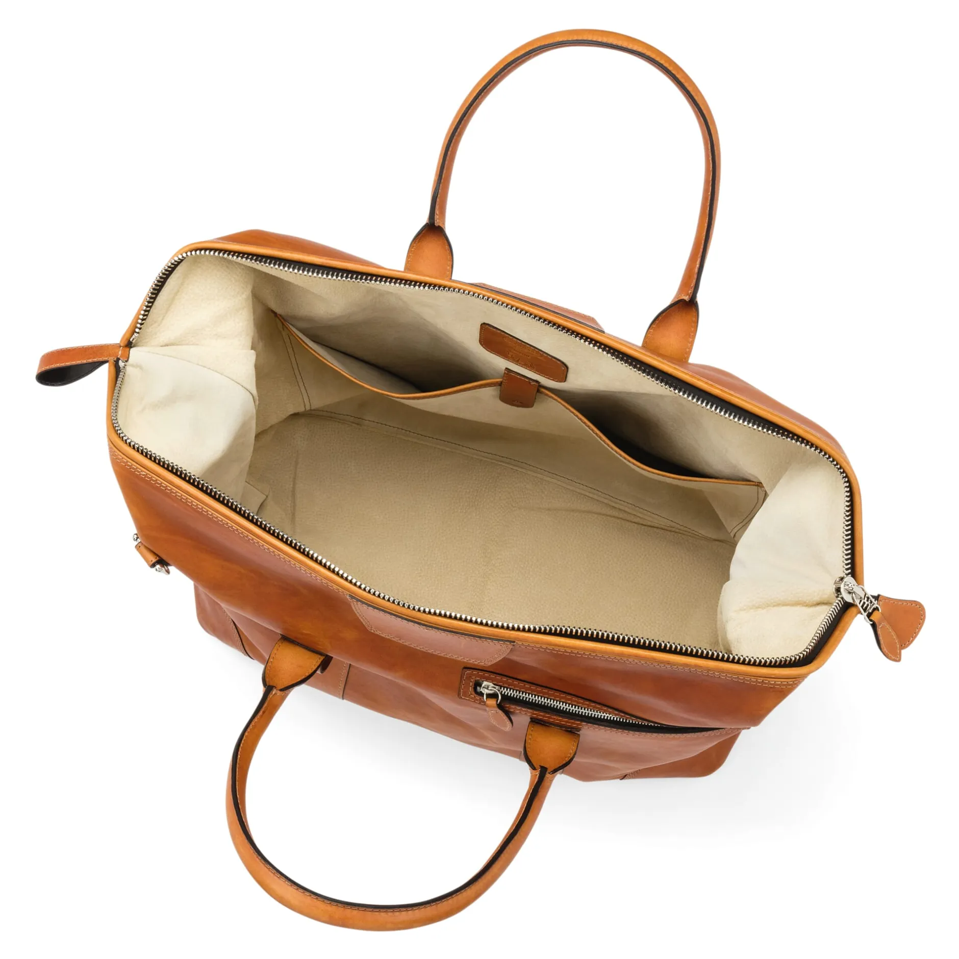 F. Hammann Weekender Stierleder Cognac New