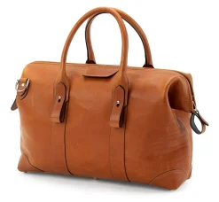 F. Hammann Weekender Stierleder klein Cognac New