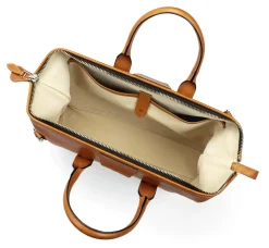 F. Hammann Weekender Stierleder klein Cognac New