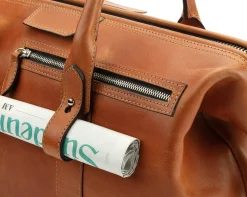 F. Hammann Weekender Stierleder klein Cognac New