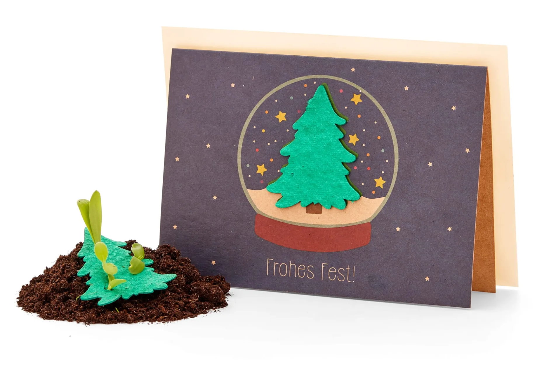 Die Stadtgärtner Weihnachtskarten mit Wildblumensamen Online