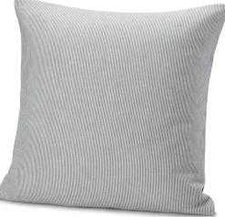 elegante Wendekopfkissenbezug Sommerflanell Grau New