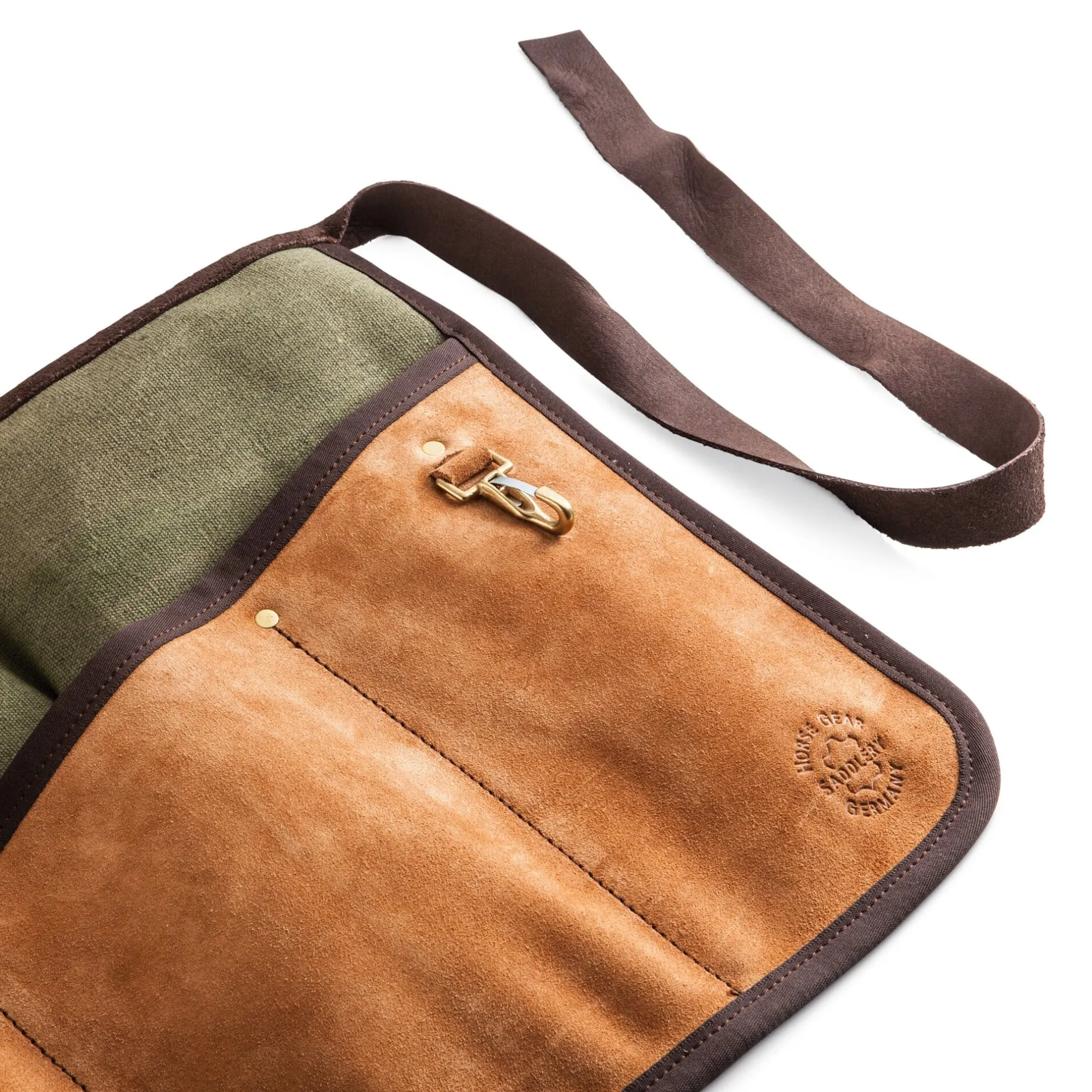 Horse Gear Innovations Werkzeugschürze Leder mit Segeltuch Hot