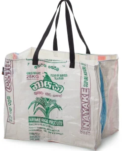 Fair Squared Wertstoff-Sammeltasche aus Reissäcken Outlet