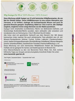 Tausende Gärten – Tausende Arten Wildblumenrasen gebietsheimisch Clearance