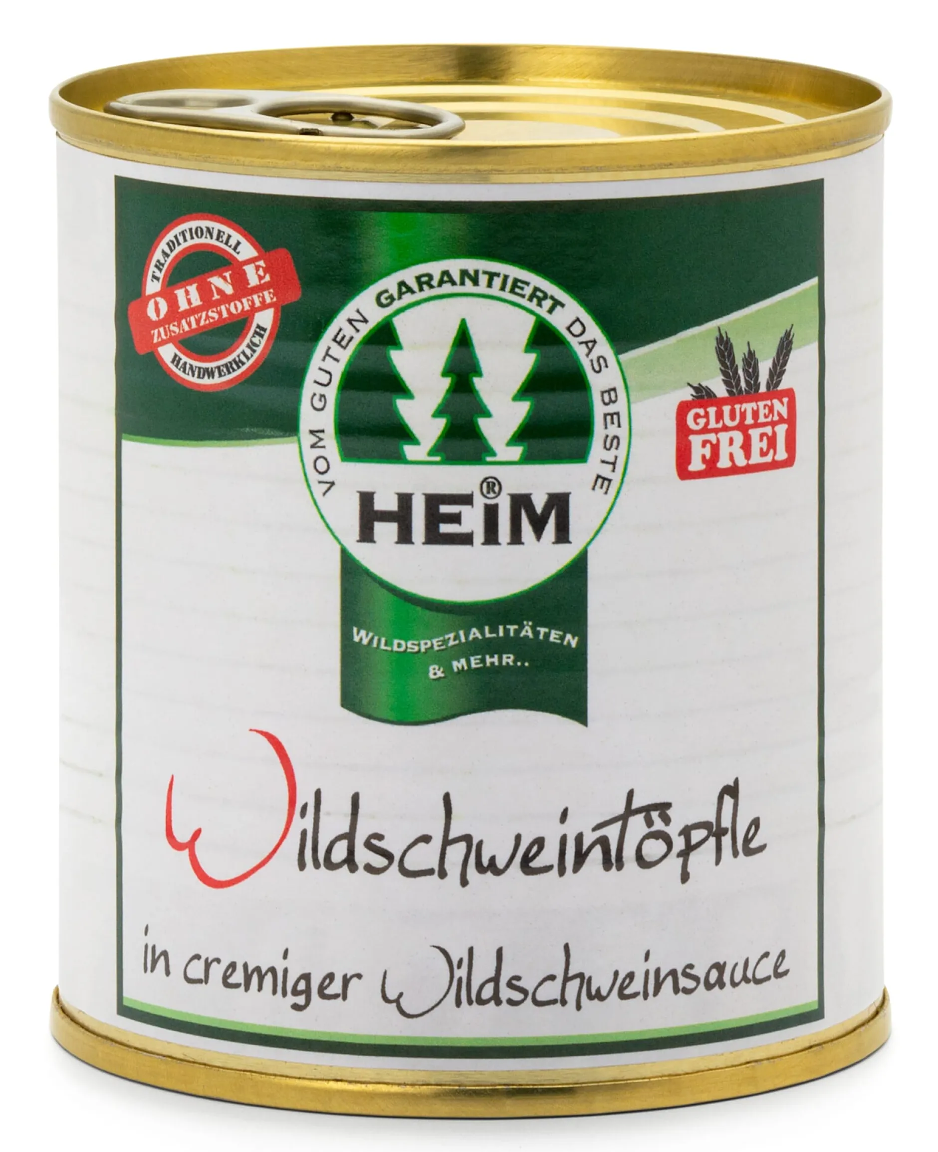 Heim Wildgerichte Wildschweintöpfle in cremiger Wildschweinsauce Hot