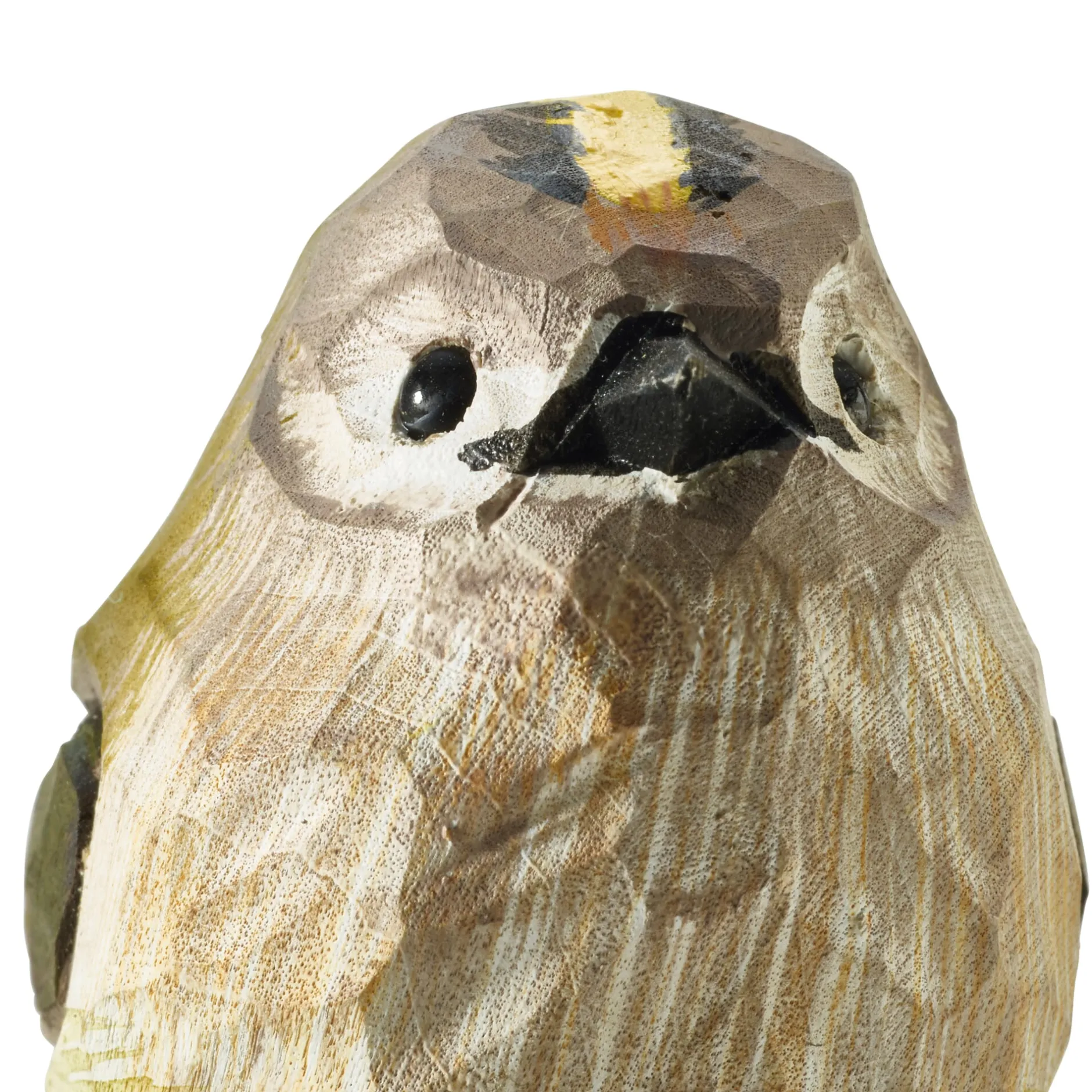 Wildlife Garden Wintergoldhähnchen Lindenholz handgeschnitzt Outlet