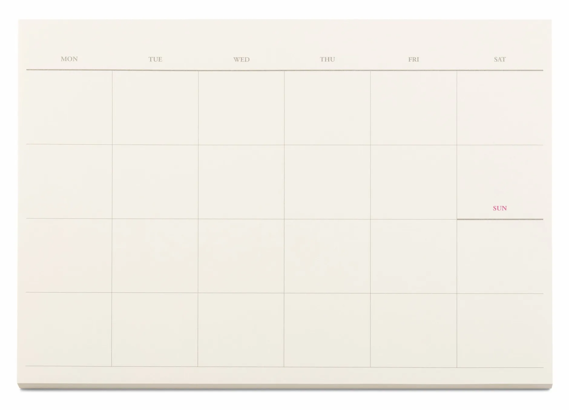 O-check design Wochenplaner A4 Outlet