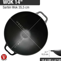 Victoria Wokpfanne Gusseisen