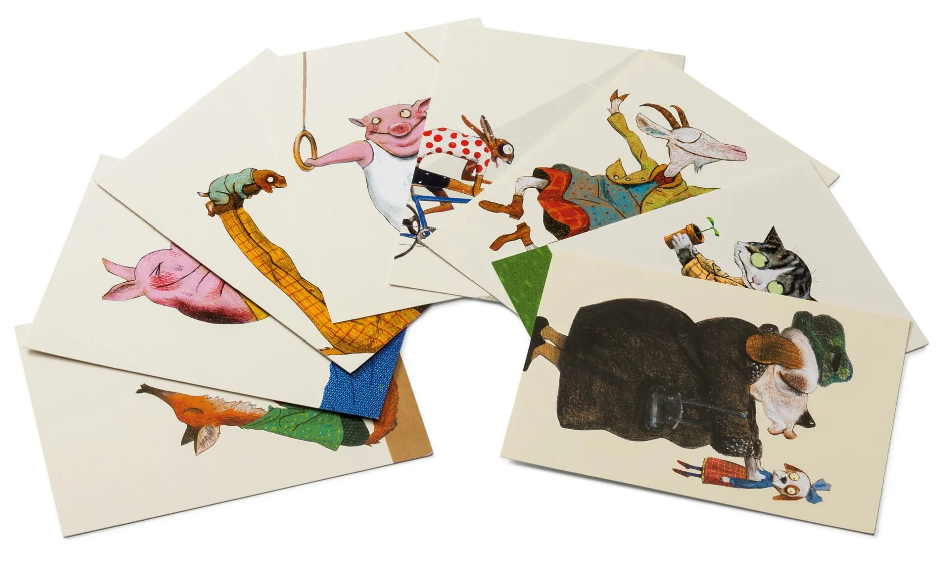 Peter Hammer Verlag Wolf Erlbruch Postkarten Best