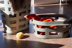 HAY Wäschekorb Laundry Basket, klein Hellgrau Outlet
