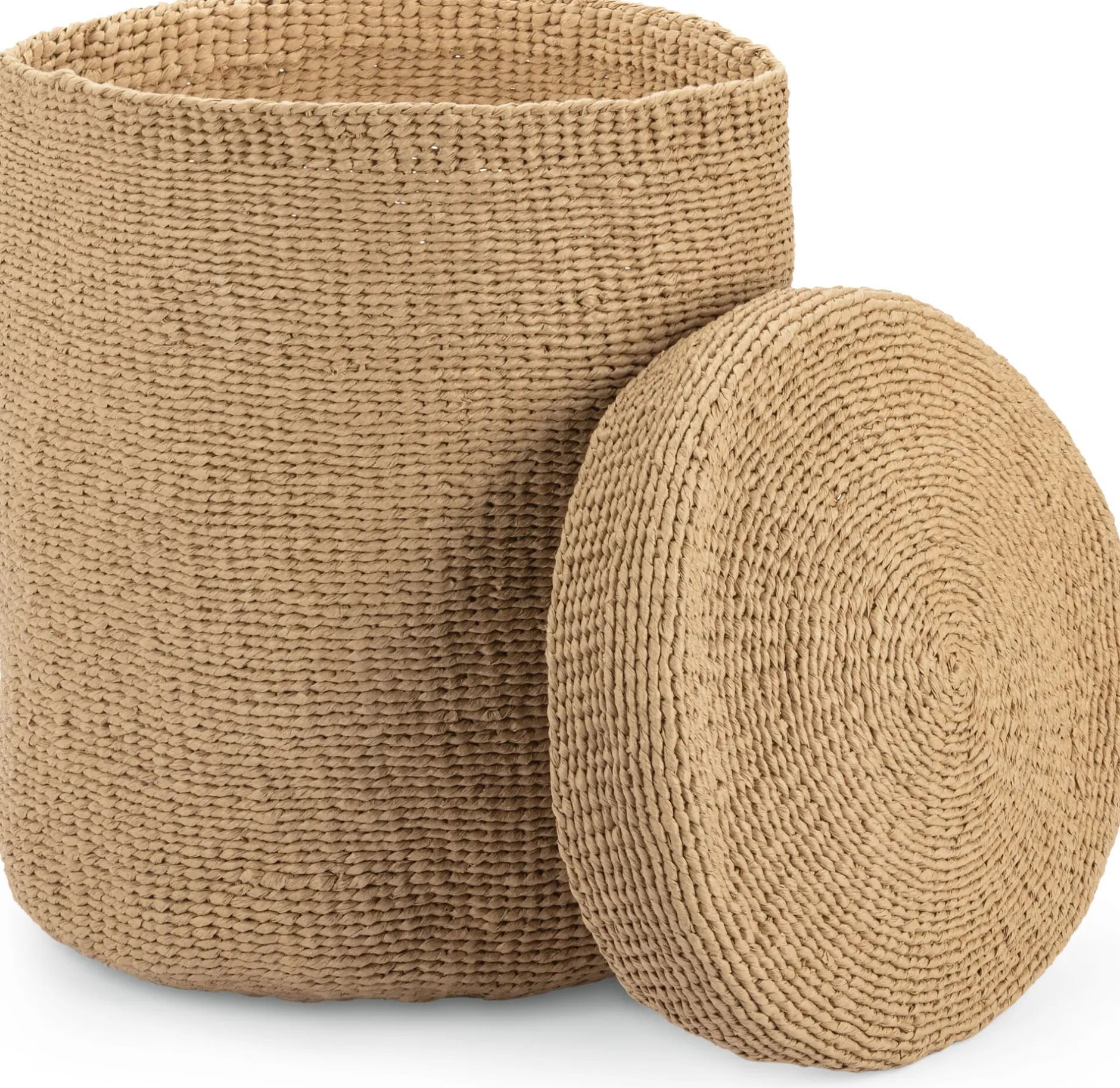 Mifuko Wäschekorb mit Deckel