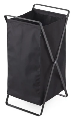 Yamazaki Wäschekorb Tower Schwarz Discount