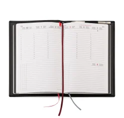 X47 Organisationssystem A5 schlank Schwarz Discount