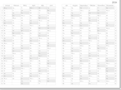 X47 Wochenkalender 2026 Clearance
