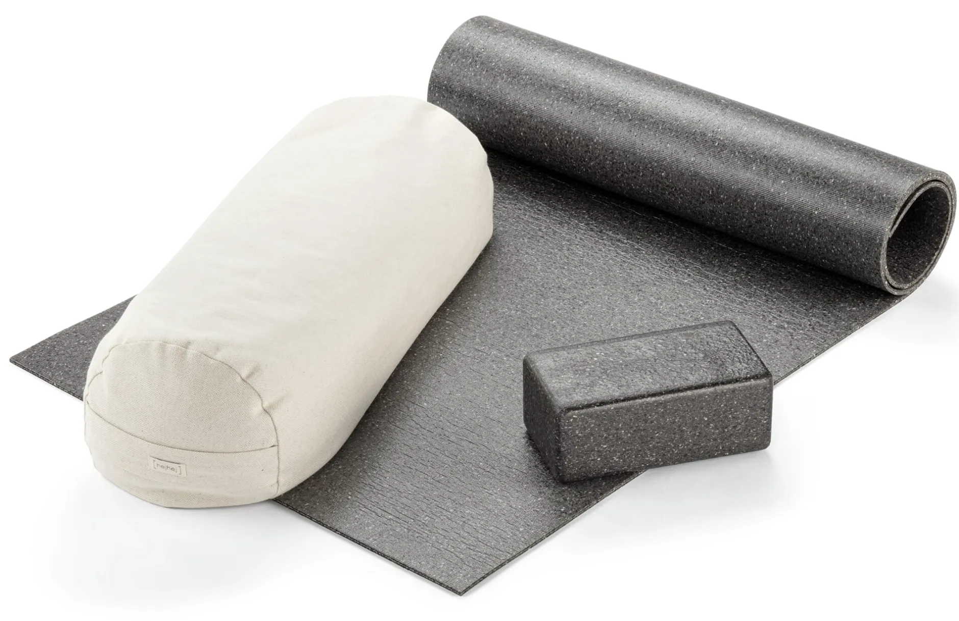 hejhej Yogamatte Schwarz Clearance