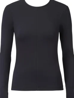 OH OH OM Ethical Sportswear Yoga-Top Langarm Schwarz Sale