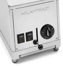 Milantoast Zweischacht-Toaster Edelstahl Clearance